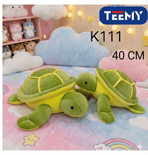 PELUCHE TORTUGA 40 CM, PRECIO PUBLICADO ES AL POR MAYOR Y DEBEN SER 3 UNIDADES DEL MISMO  (K111)