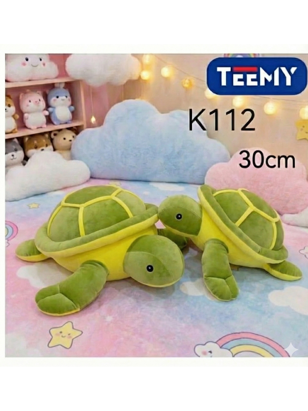 PELUCHE TORTUGA 30 CM, PRECIO PUBLICADO ES AL POR MAYOR Y DEBEN SER 3 UNIDADES DEL MISMO  1