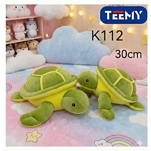 PELUCHE TORTUGA 30 CM, PRECIO PUBLICADO ES AL POR MAYOR Y DEBEN SER 3 UNIDADES DEL MISMO 