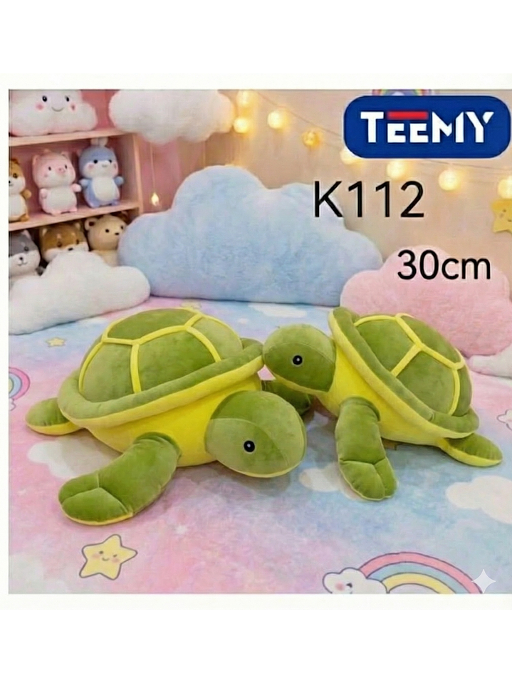 PELUCHE TORTUGA 30 CM, PRECIO PUBLICADO ES AL POR MAYOR Y DEBEN SER 3 UNIDADES DEL MISMO  1