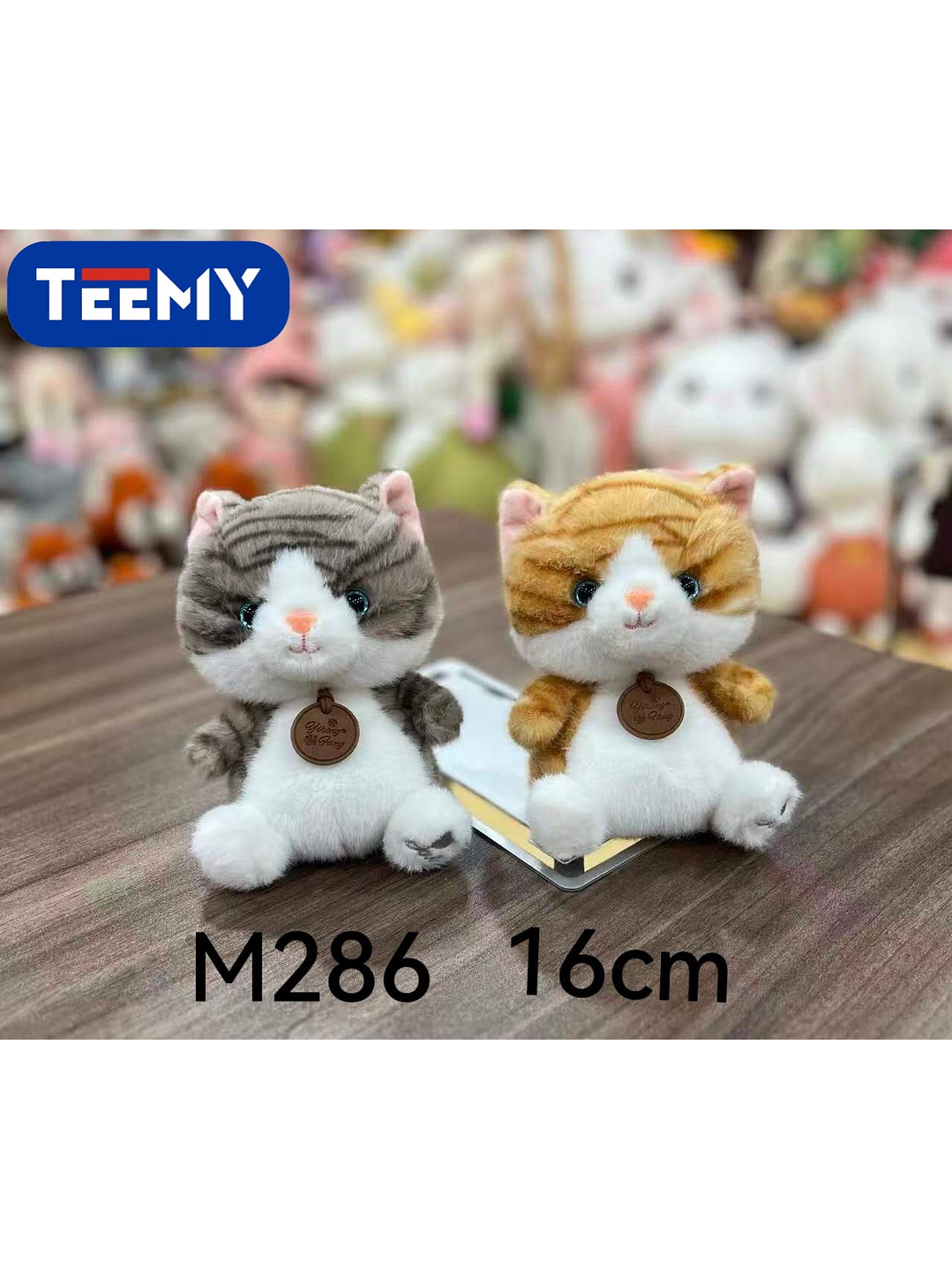 PELUCHE GATO 16 CM , PRECIO PUBLICADO ES AL POR MAYOR Y DEBEN SER 3 UNIDADES DEL MISMO  1