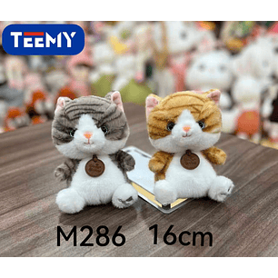 PELUCHE GATO 16 CM , PRECIO PUBLICADO ES AL POR MAYOR Y DEBEN SER 3 UNIDADES DEL MISMO 