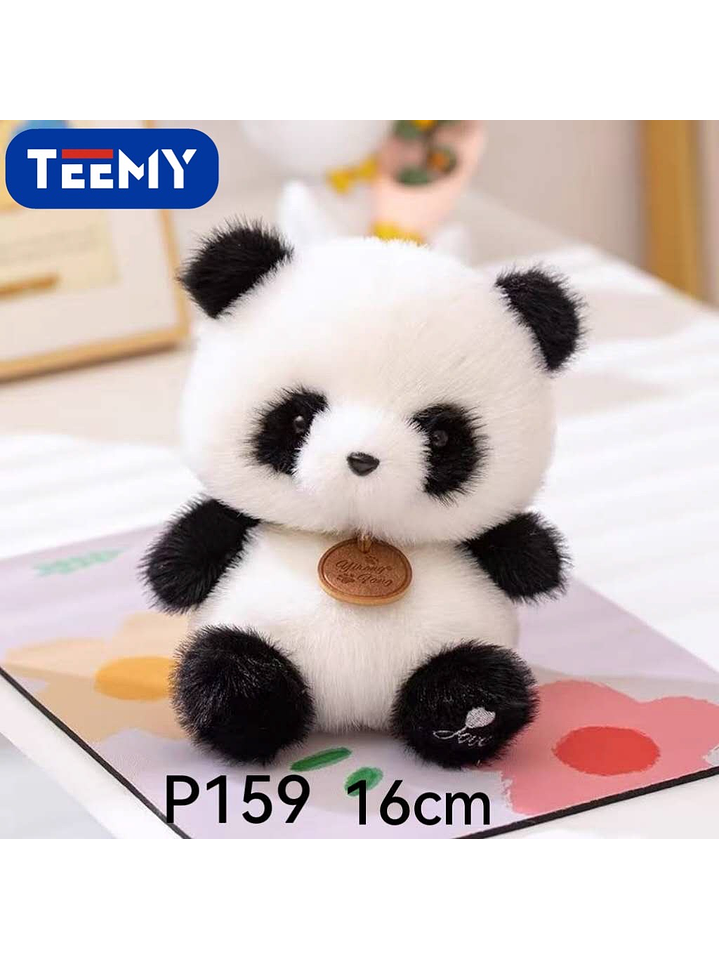 PELUCHE PANDA 23 CM  , PRECIO PUBLICADO ES AL POR MAYOR Y DEBEN SER 3 UNIDADES DEL MISMO  1