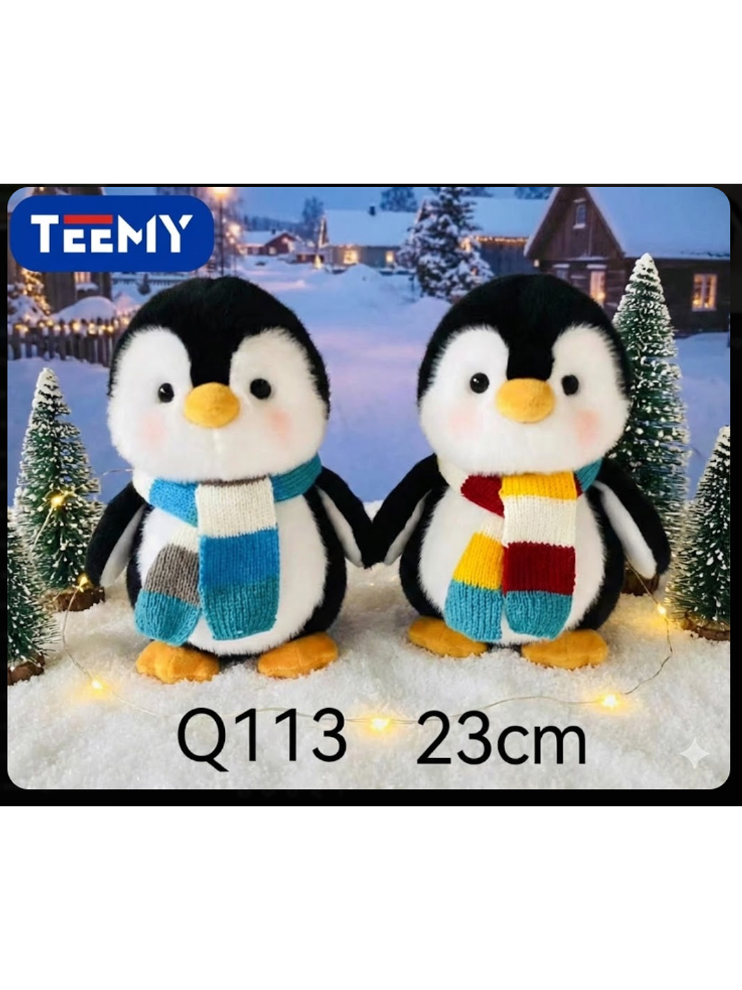 PELUCHE PINGUINO 23 CM , PRECIO PUBLICADO ES AL POR MAYOR Y DEBEN SER 3 UNIDADES DEL MISMO  1
