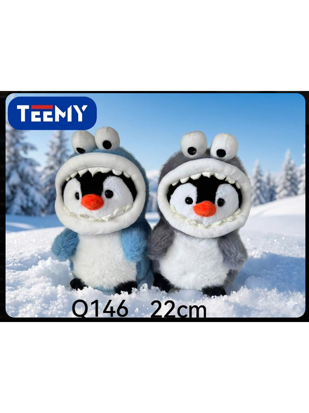 PELUCHE PINGUINO 22 CM , PRECIO PUBLICADO ES AL POR MAYOR Y DEBEN SER 3 UNIDADES DEL MISMO  1