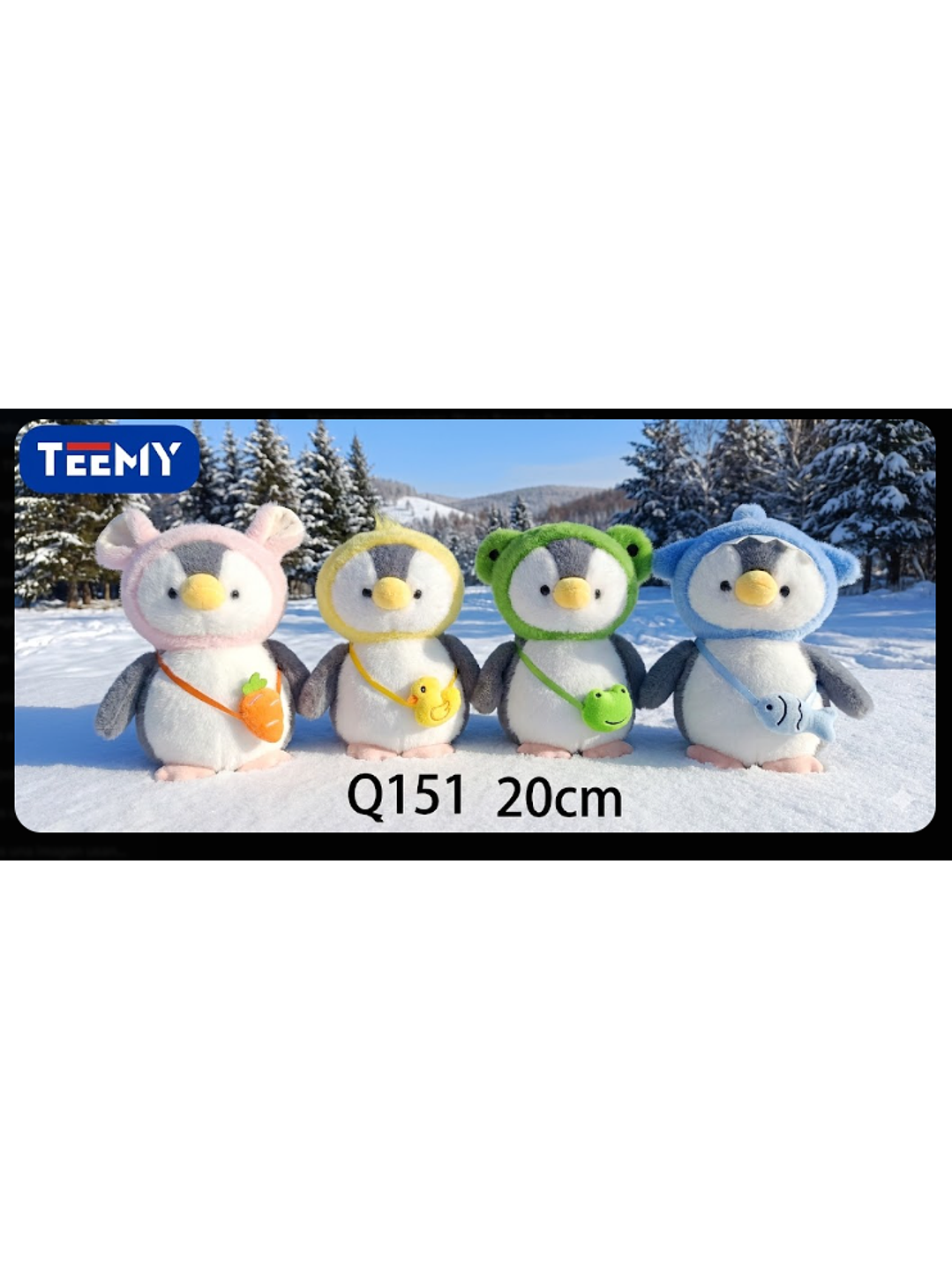 PELUCHE PINGUINO 20 CM , PRECIO PUBLICADO ES AL POR MAYOR Y DEBEN SER 3 UNIDADES DEL MISMO  1