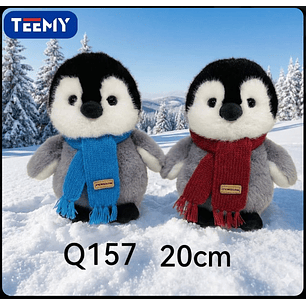 PELUCHE PINGUINO 20 CM , PRECIO PUBLICADO ES AL POR MAYOR Y DEBEN SER 3 UNIDADES DEL MISMO 