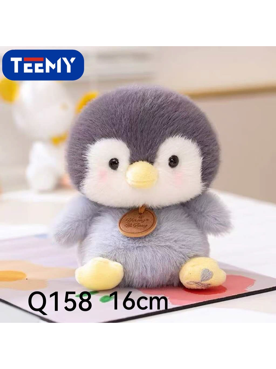 PELUCHE PINGUINO 16 CM , PRECIO PUBLICADO ES AL POR MAYOR Y DEBEN SER 3 UNIDADES DEL MISMO  1