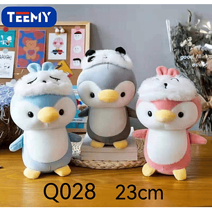 PELUCHE PINGUINO 23cm , PRECIO PUBLICADO ES AL POR MAYOR Y DEBEN SER 3 UNIDADES DEL MISMO 
