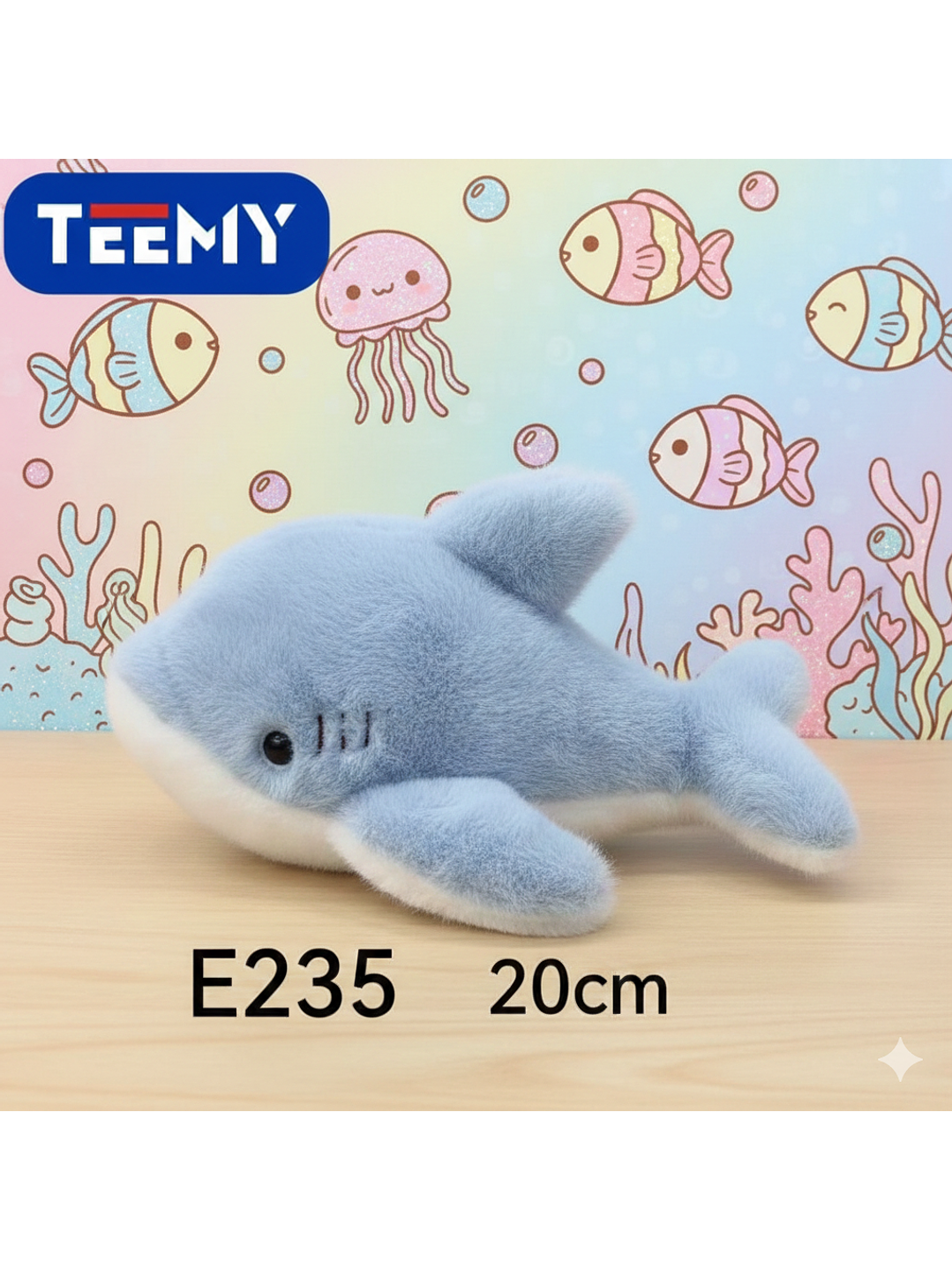 PELUCHE BALLENA 20 CM, PRECIO PUBLICADO ES AL POR MAYOR Y DEBEN SER 3 UNIDADES DEL MISMO  1