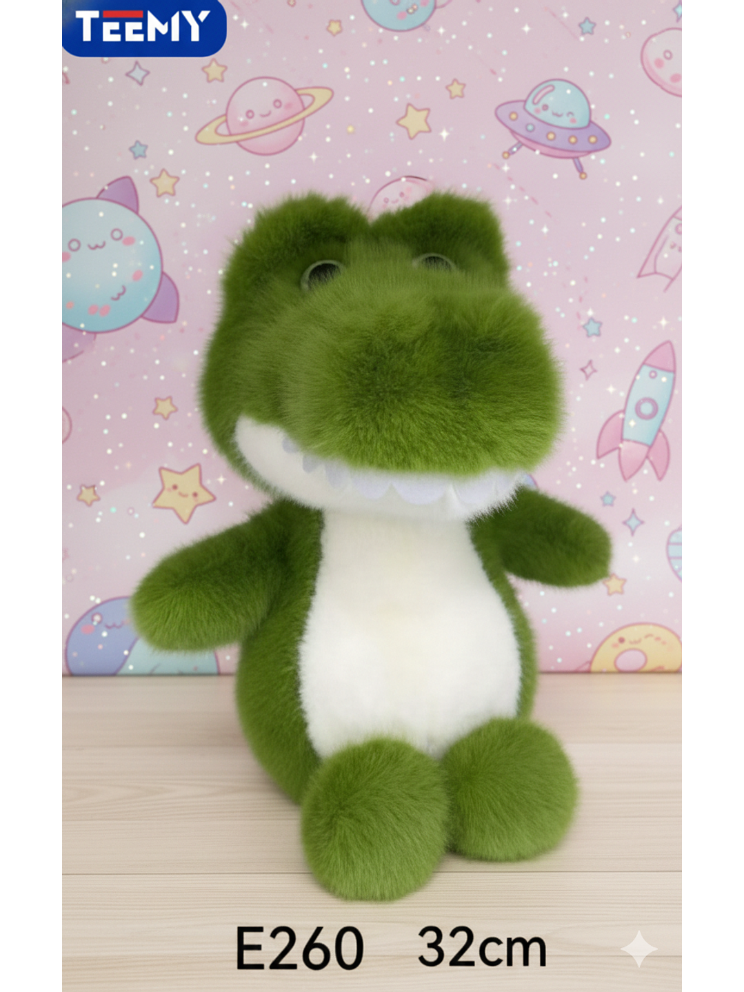 PELUCHE DINOSAURIO 32 CM, PRECIO PUBLICADO ES AL POR MAYOR Y DEBEN SER 3 UNIDADES DEL MISMO  1