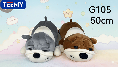 PELUCHE PERRO 50 CM , PRECIO PUBLICADO ES AL POR MAYOR Y DEBEN SER 3 UNIDADES DEL MISMO  (G105)