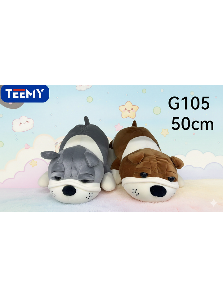 PELUCHE PERRO 50 CM , PRECIO PUBLICADO ES AL POR MAYOR Y DEBEN SER 3 UNIDADES DEL MISMO  1