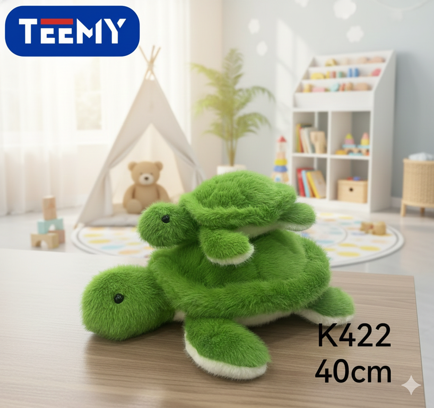 PELUCHE TORTUGA 40 CM , PRECIO PUBLICADO ES AL POR MAYOR Y DEBEN SER 3 UNIDADES DEL MISMO  (K422) 1