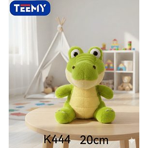 PELUCHE COCODRILO 20CM  , PRECIO PUBLICADO ES AL POR MAYOR Y DEBEN SER 3 UNIDADES DEL MISMO 
