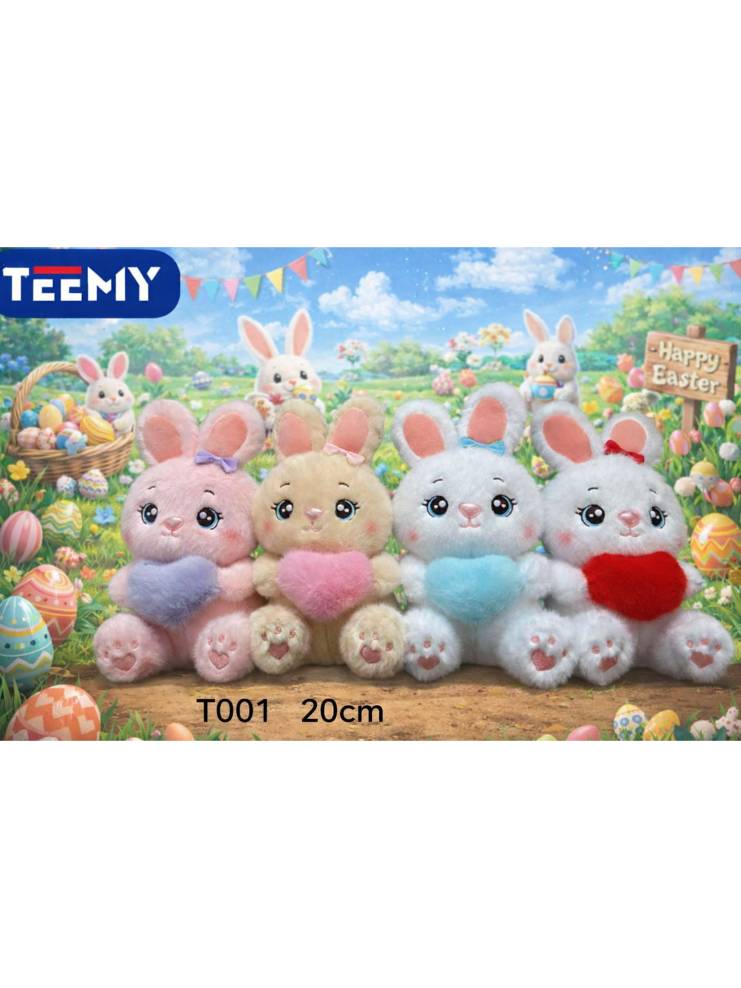 PELUCHE CONEJO 20 CM  , PRECIO PUBLICADO ES AL POR MAYOR Y DEBEN SER 3 UNIDADES DEL MISMO  1