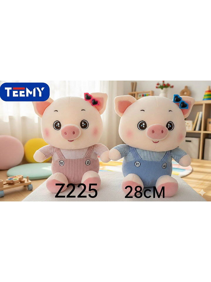 PELUCHE CHANCHO 28 CM , PRECIO PUBLICADO ES AL POR MAYOR Y DEBEN SER 3 UNIDADES DEL MISMO  1