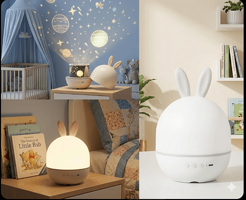 PROYECTOR LUZ HABITACION ESPANTACUCOS , 3 DEL MISMO POR MAYOR  (AH150A)