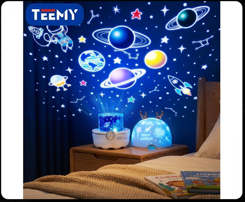 PROYECTOR LUZ HABITACION ESPANTACUCOS , PRECIO PUBLICADO ES AL POR MAYOR Y DEBEN SER 3 UNIDADES DEL MISMO  (AH147A) 1