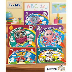 LIBRO PARA COLOREAR PAQUETE 12 PIEZAS