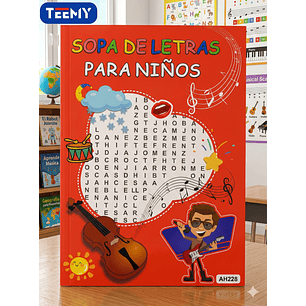 SOPA DE LETRAS PAQUETE 12 PIEZAS SURTIDOS