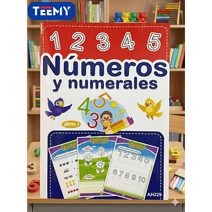 LIBRO APRENDER ESCRIBIR  NUMEROS PAQUETE 12 PIEZAS