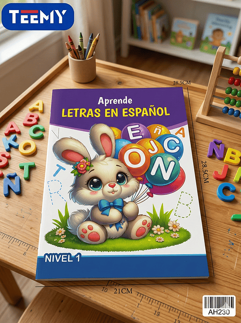 LIBRO APRENDER ESCRIBIR  LETRAS Y NUMEROS PAQUETE 12 PIEZAS SURTIDO