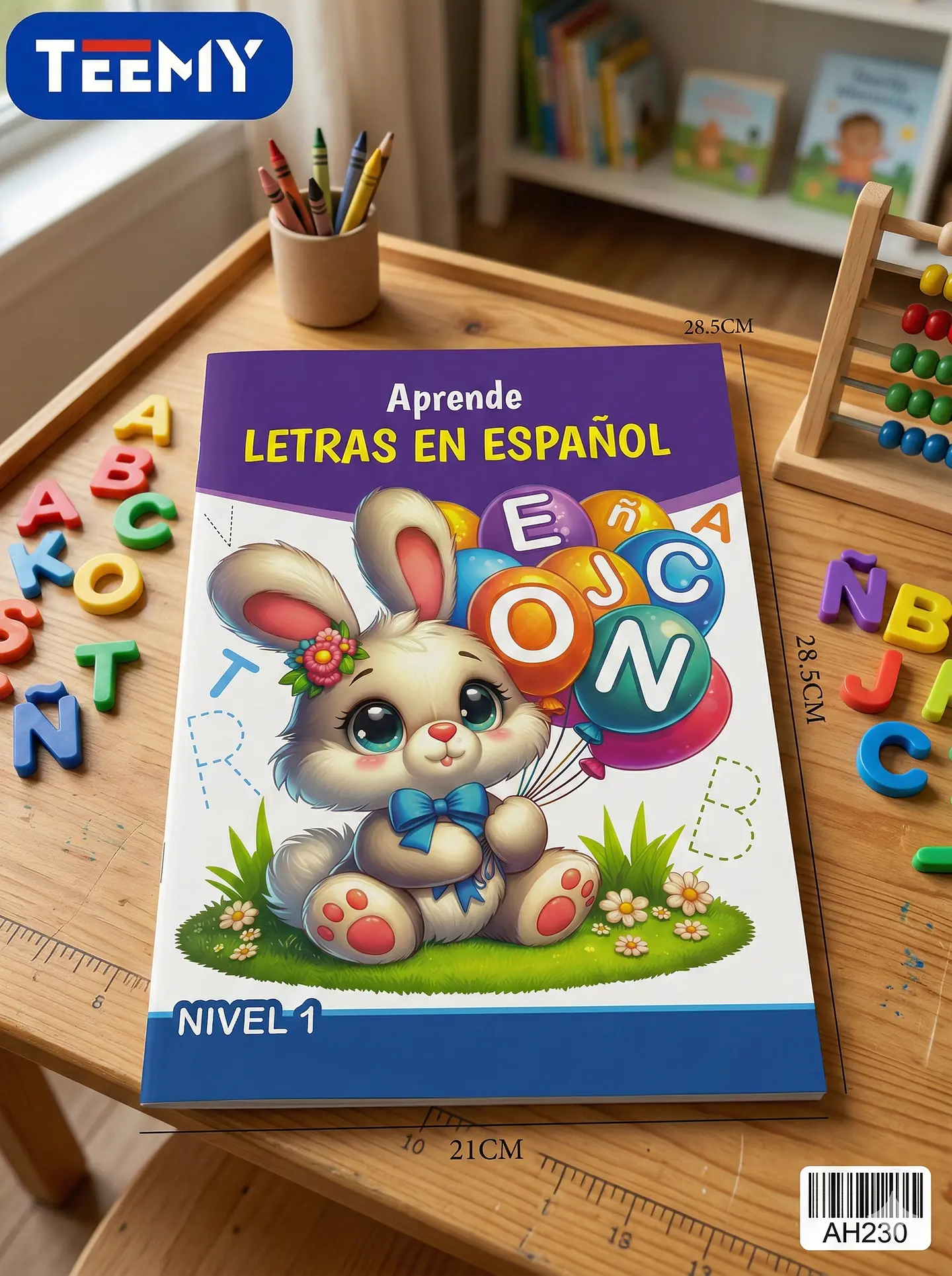 LIBRO APRENDER ESCRIBIR  LETRAS Y NUMEROS PAQUETE 12 PIEZAS SURTIDO (AH230) 1
