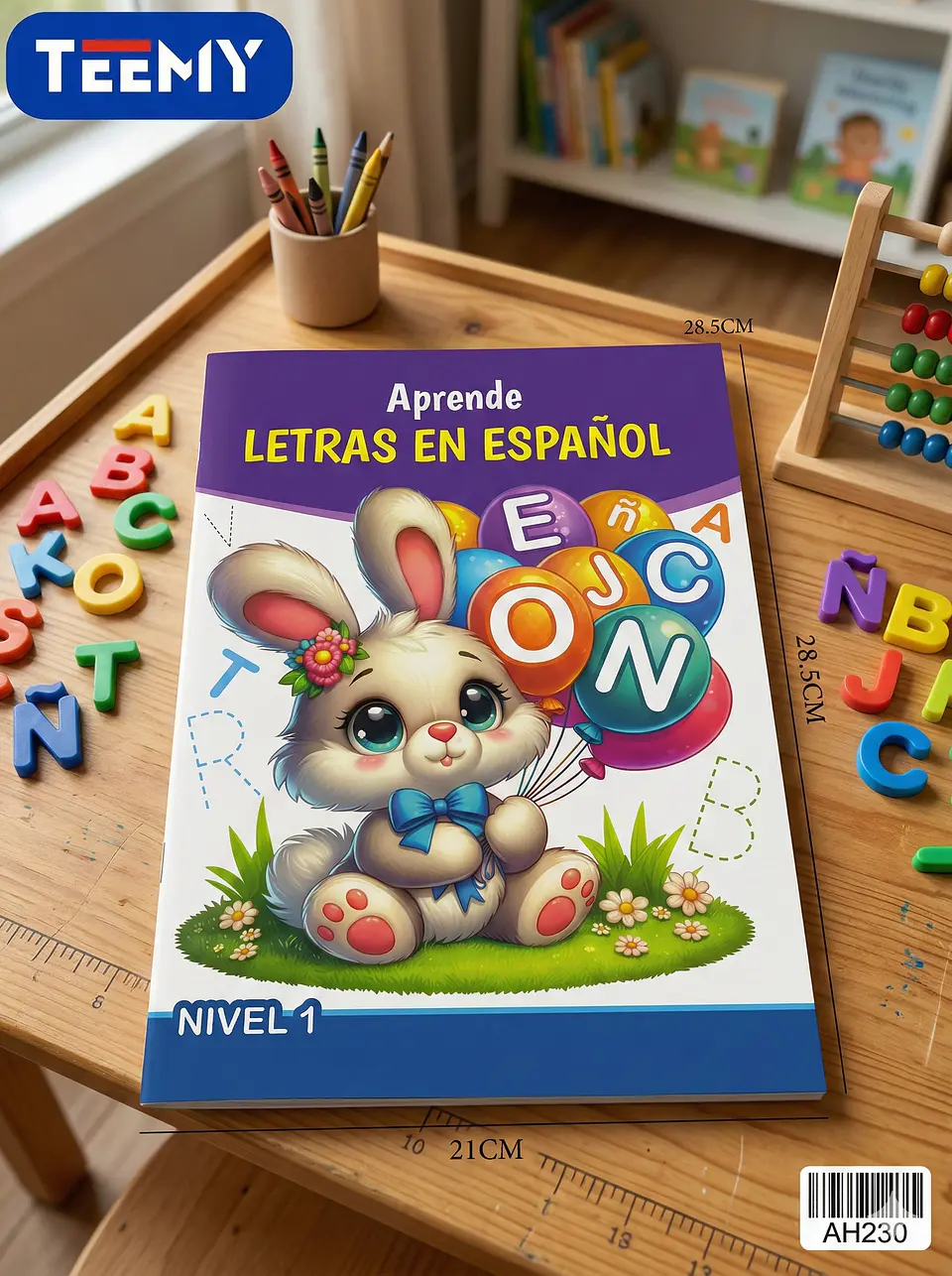 LIBRO APRENDER ESCRIBIR  LETRAS Y NUMEROS PAQUETE 12 PIEZAS SURTIDO (AH230) 1