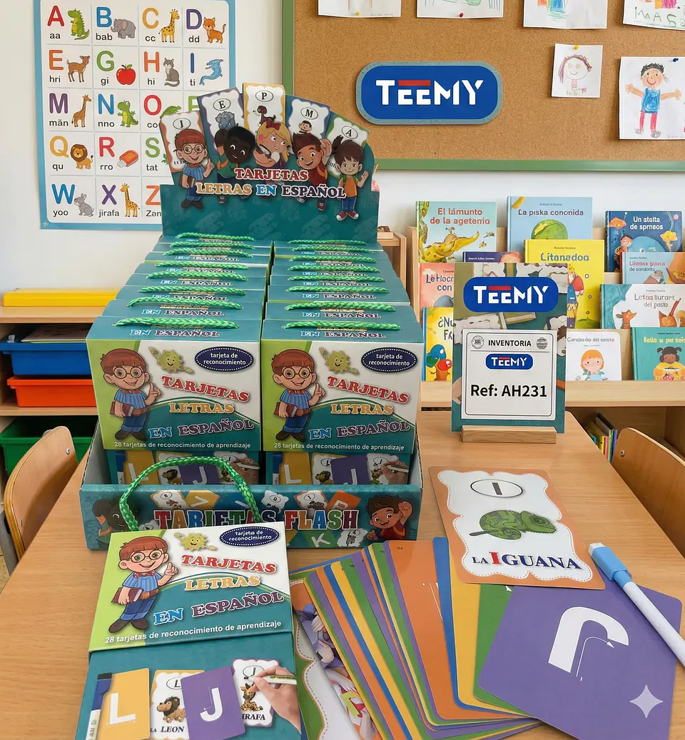 TARJETAS LETRAS PAQUETE 18 PIEZAS  (AH231) 1