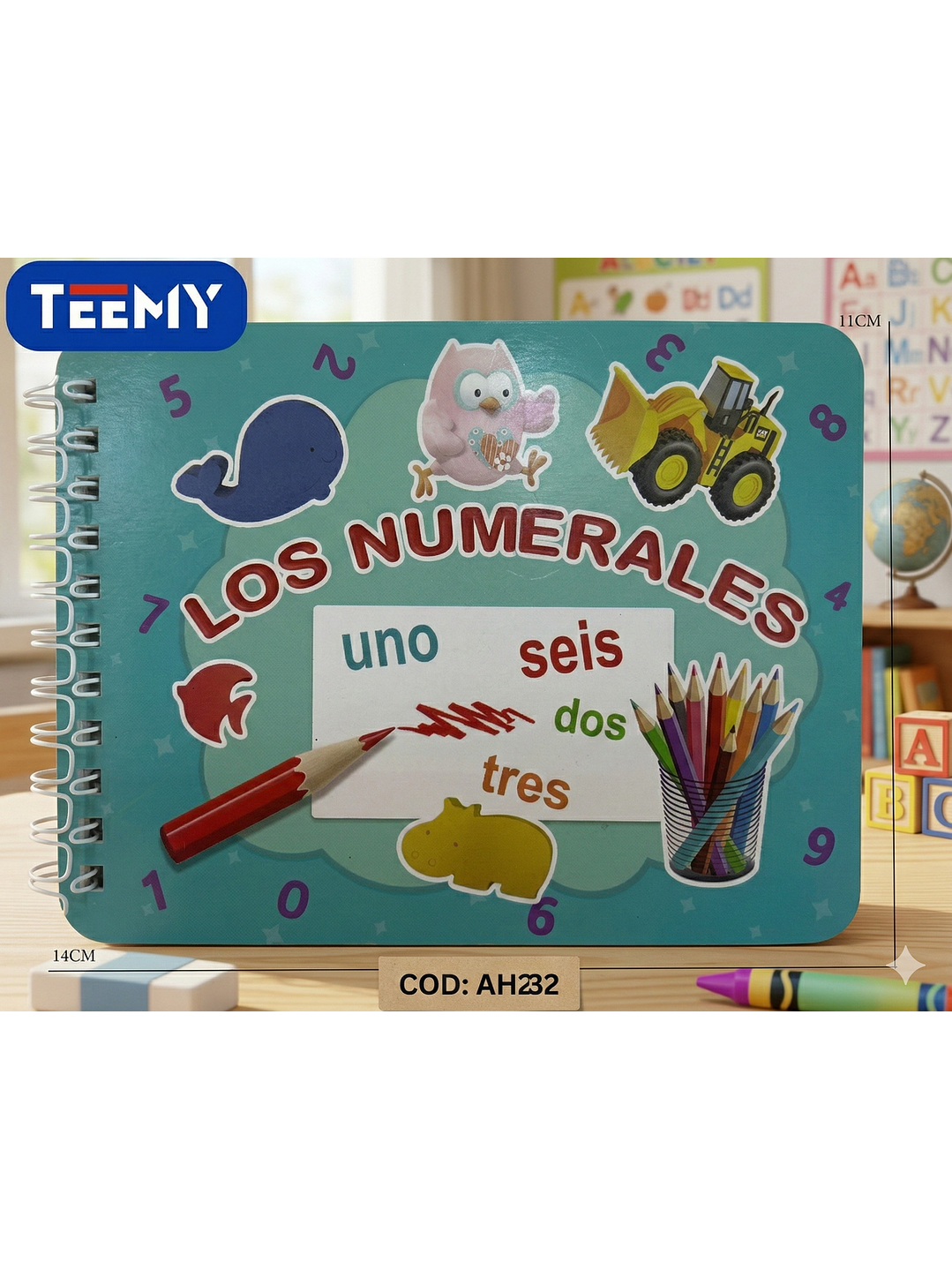 LIBRETA APRENDER ESCRIBIR LETRAS Y NUMEROS PAQUETE 48 PIEZAS 1