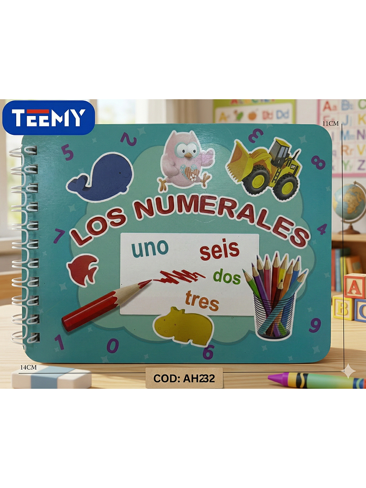 LIBRETA APRENDER ESCRIBIR LETRAS Y NUMEROS PAQUETE 48 PIEZAS 1