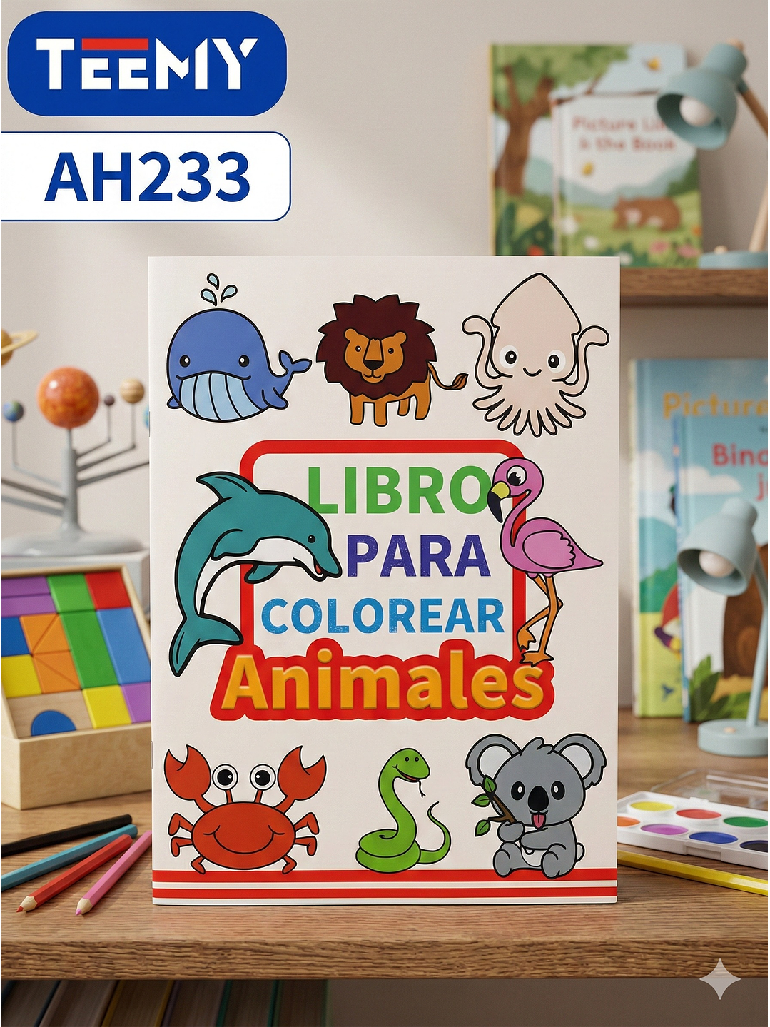 LIBRO PARA COLOREAR PAQUETE 12 PIEZAS SURTIDO 1