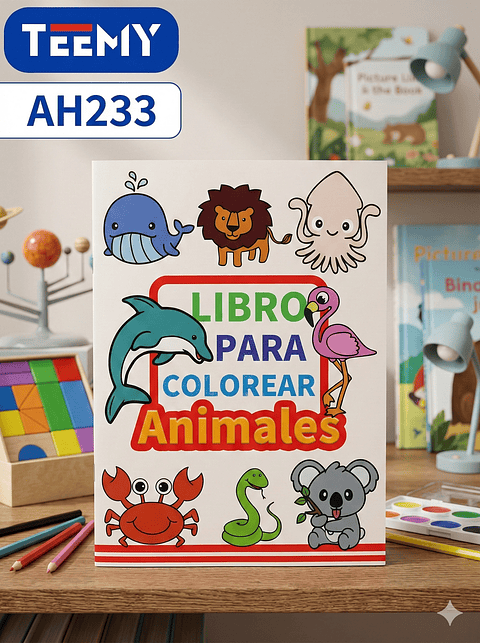 LIBRO PARA COLOREAR PAQUETE 12 PIEZAS SURTIDO