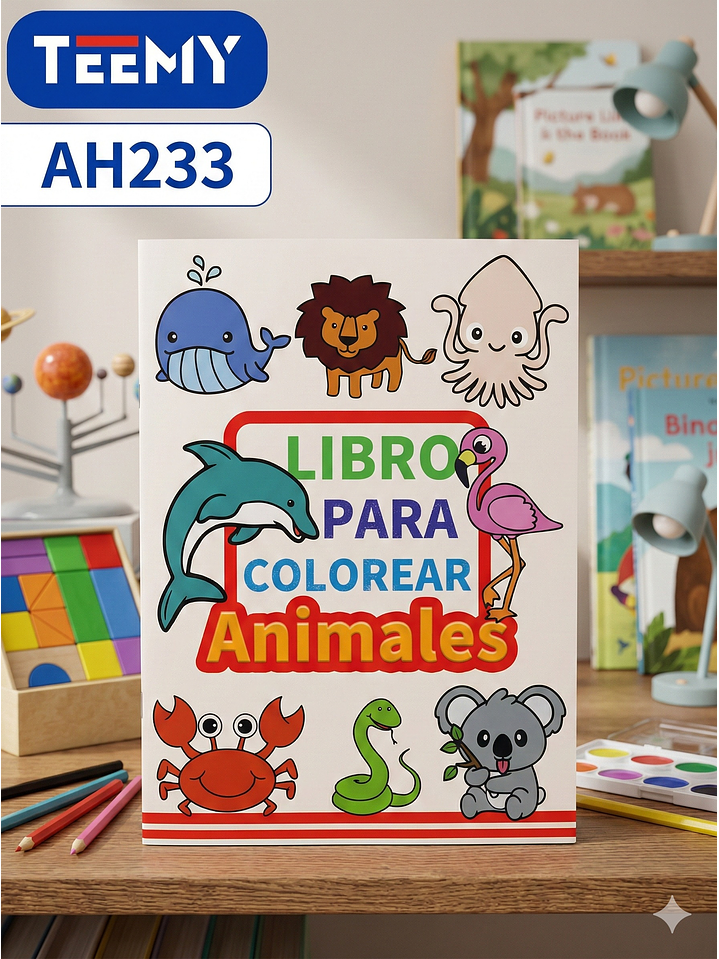 LIBRO PARA COLOREAR PAQUETE 12 PIEZAS SURTIDO 1