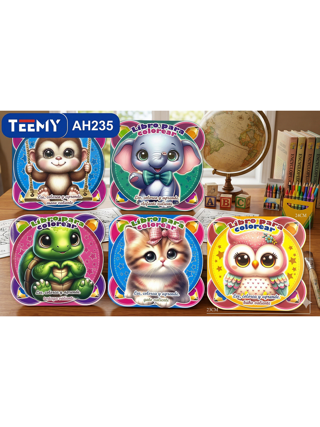 LIBRO PARA COLOREAR PAQUETE 12 PIEZAS SURTIDO 1