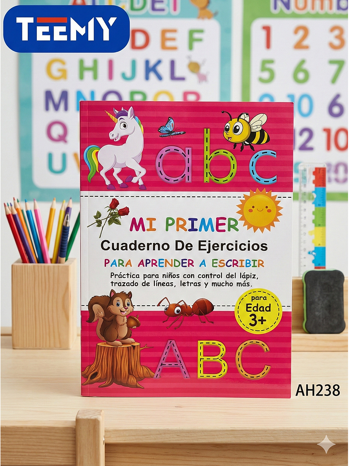 LIBRO APRENDER ESCRIBIR  NUMEROS PAQUETE 12 PIEZAS 1