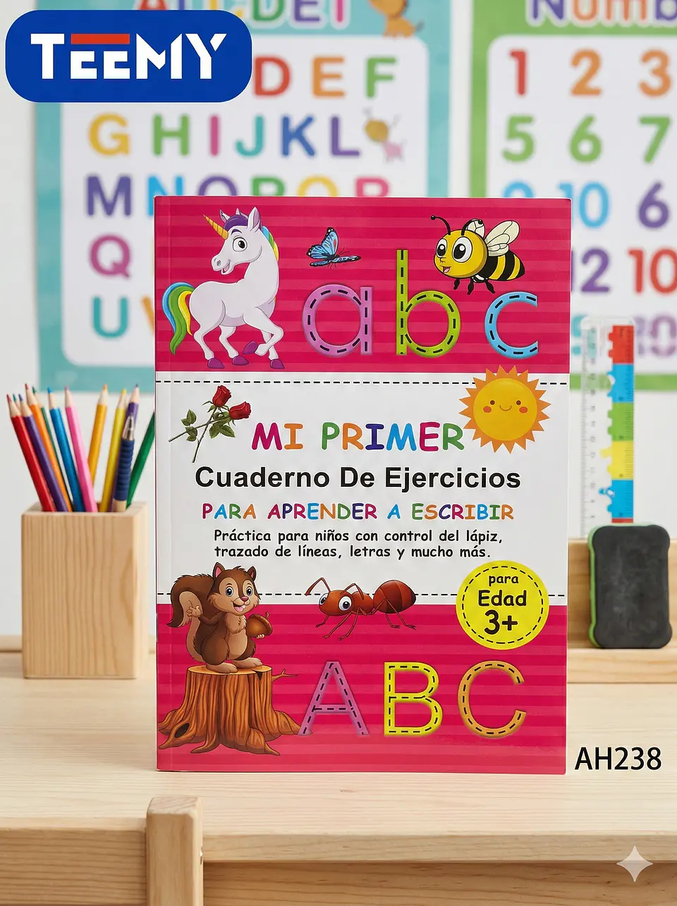 LIBRO APRENDER ESCRIBIR  NUMEROS PAQUETE 12 PIEZAS (AH238) 1