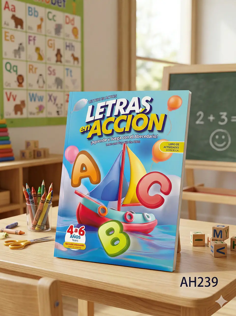 LIBRO APRENDER ESCRIBIR  LETRAS Y NUMEROS PAQUETE 12 PIEZAS (AH239) 1