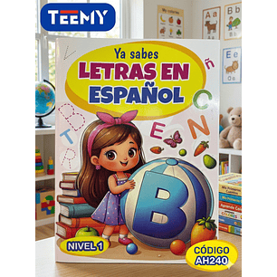 LIBRO APRENDER ESCRIBIR  LETRAS Y NUMEROS PAQUETE 12 PIEZAS