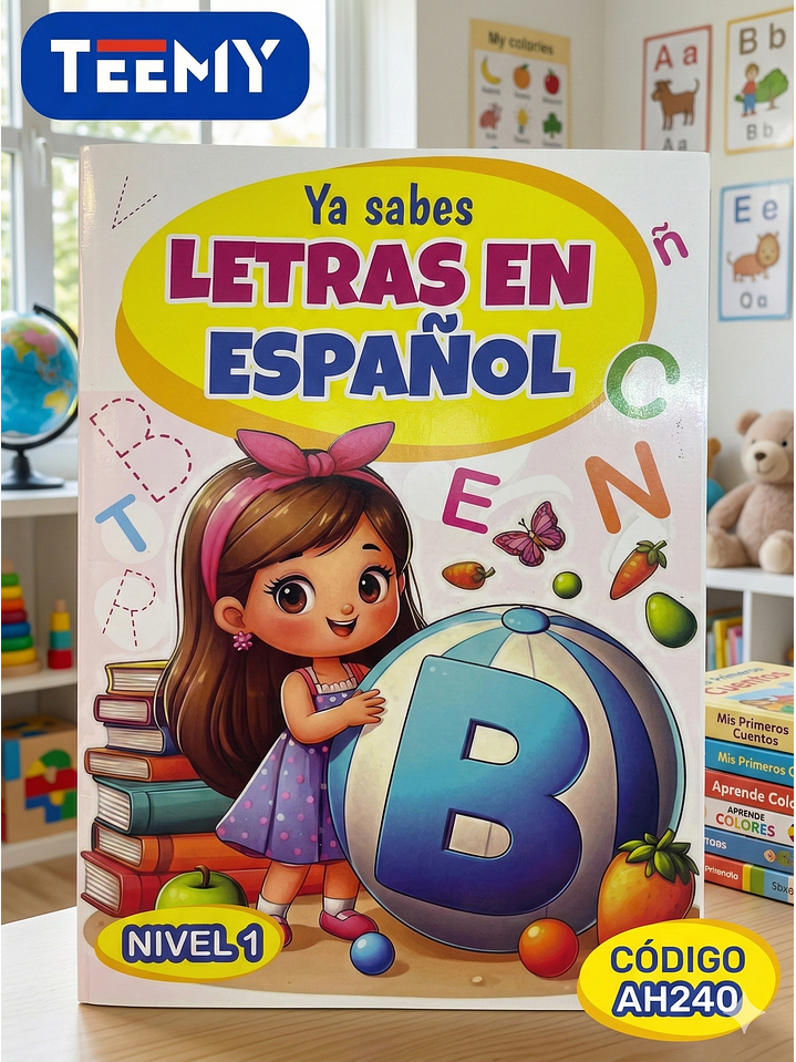 LIBRO APRENDER ESCRIBIR  LETRAS Y NUMEROS PAQUETE 12 PIEZAS 1