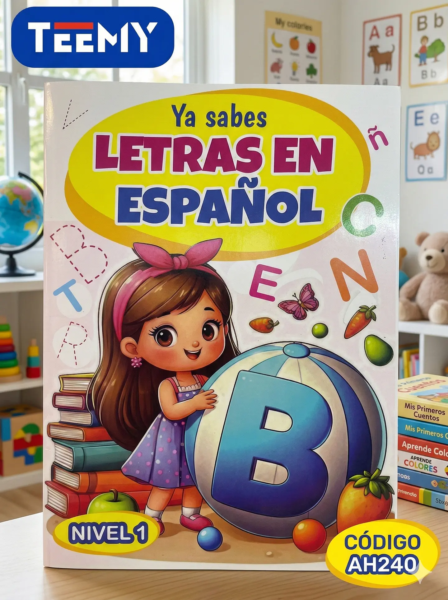 LIBRO APRENDER ESCRIBIR  LETRAS Y NUMEROS PAQUETE 12 PIEZAS (AH240) 1