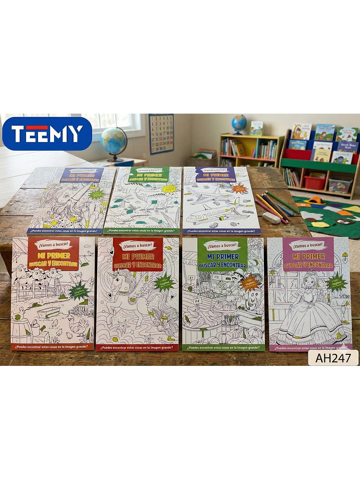 LIBRO DE BUSCA Y ENCUENTRA PAQUETE 12 PIEZAS SURTIDO 1