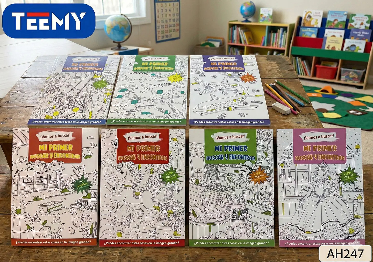 LIBRO DE BUSCA Y ENCUENTRA PAQUETE 12 PIEZAS SURTIDO (AH247) 1