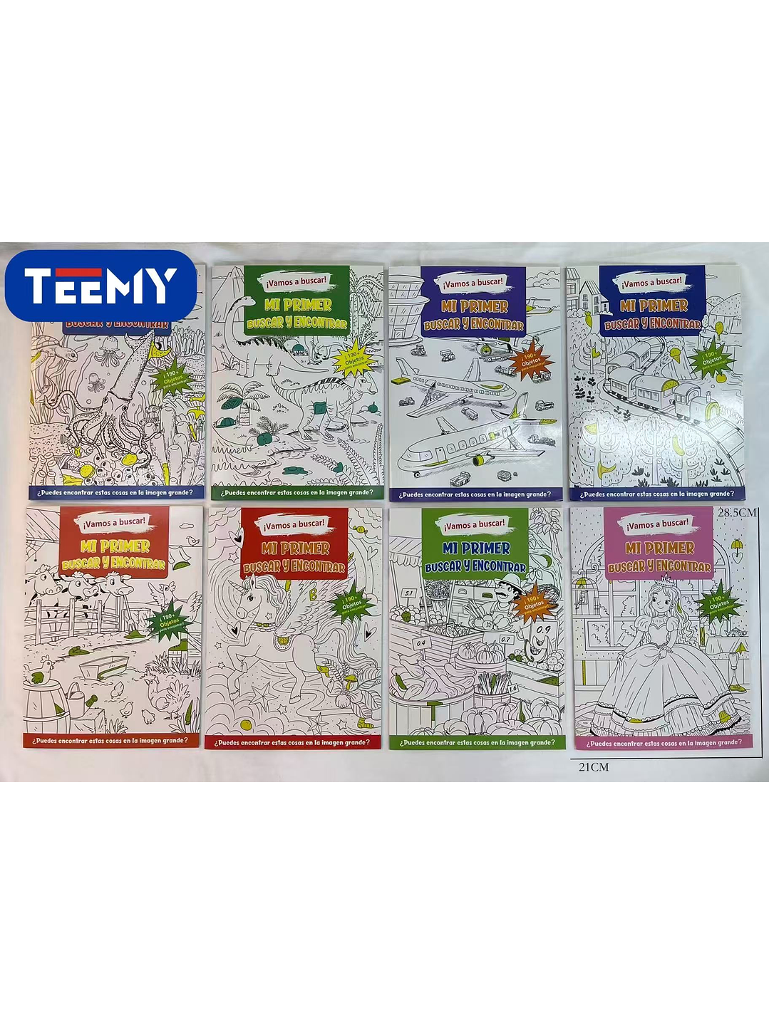 LIBRO DE BUSCA Y ENCUENTRA PAQUETE 12 PIEZAS SURTIDO 2