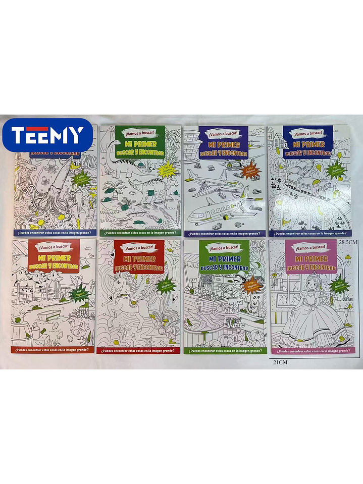 LIBRO DE BUSCA Y ENCUENTRA PAQUETE 12 PIEZAS SURTIDO 2