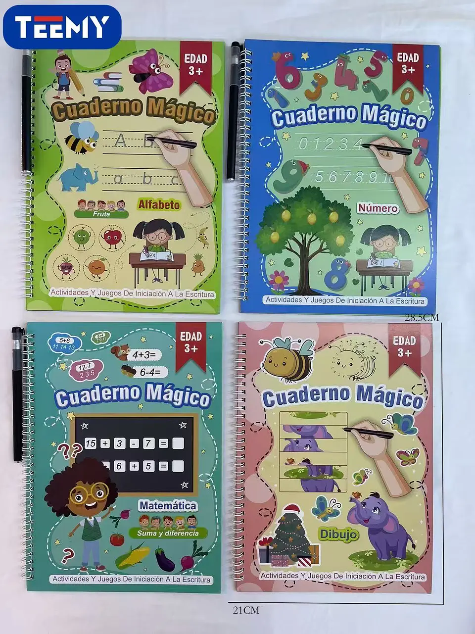 LIBRO APRENDER ESCRIBIR  LETRAS Y NUMEROS PAQUETE 12 PIEZAS SURTIDO (AH249) 2