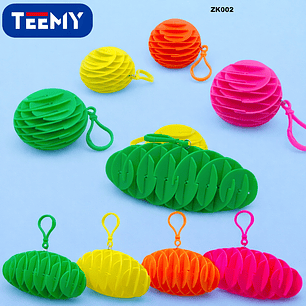 LLAVERO PLEGABLE SENSORIAL PAQUETE 15 PIEZAS 