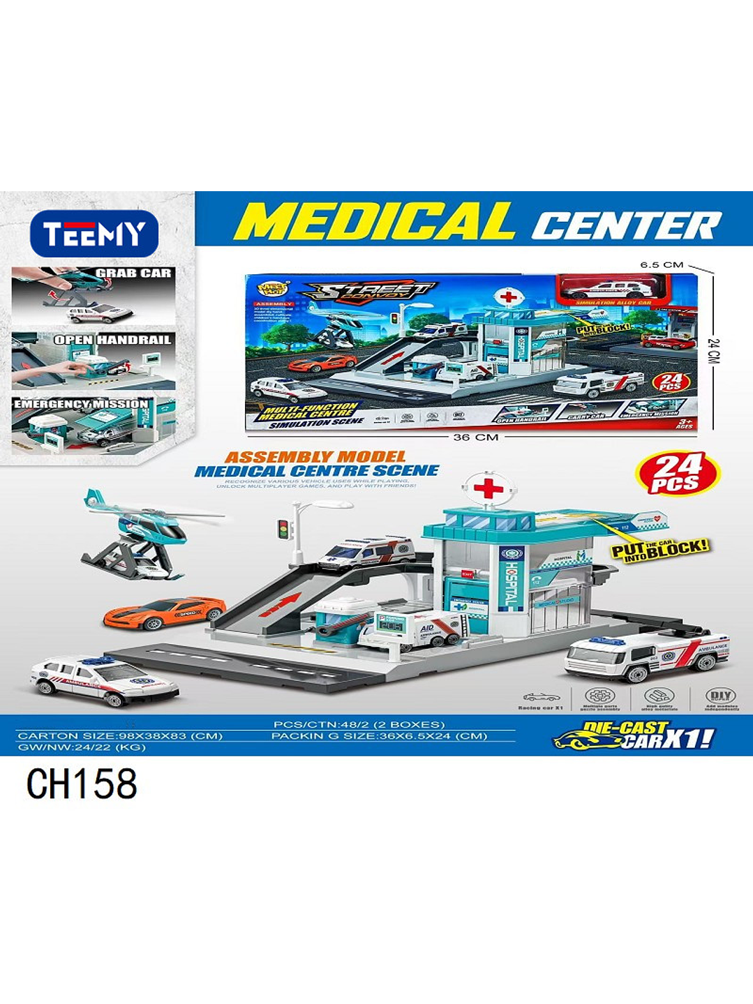 CENTRO MEDICO, PRECIO PUBLICADO ES AL POR MAYOR Y DEBEN SER 3 UNIDADES DEL MISMO  1