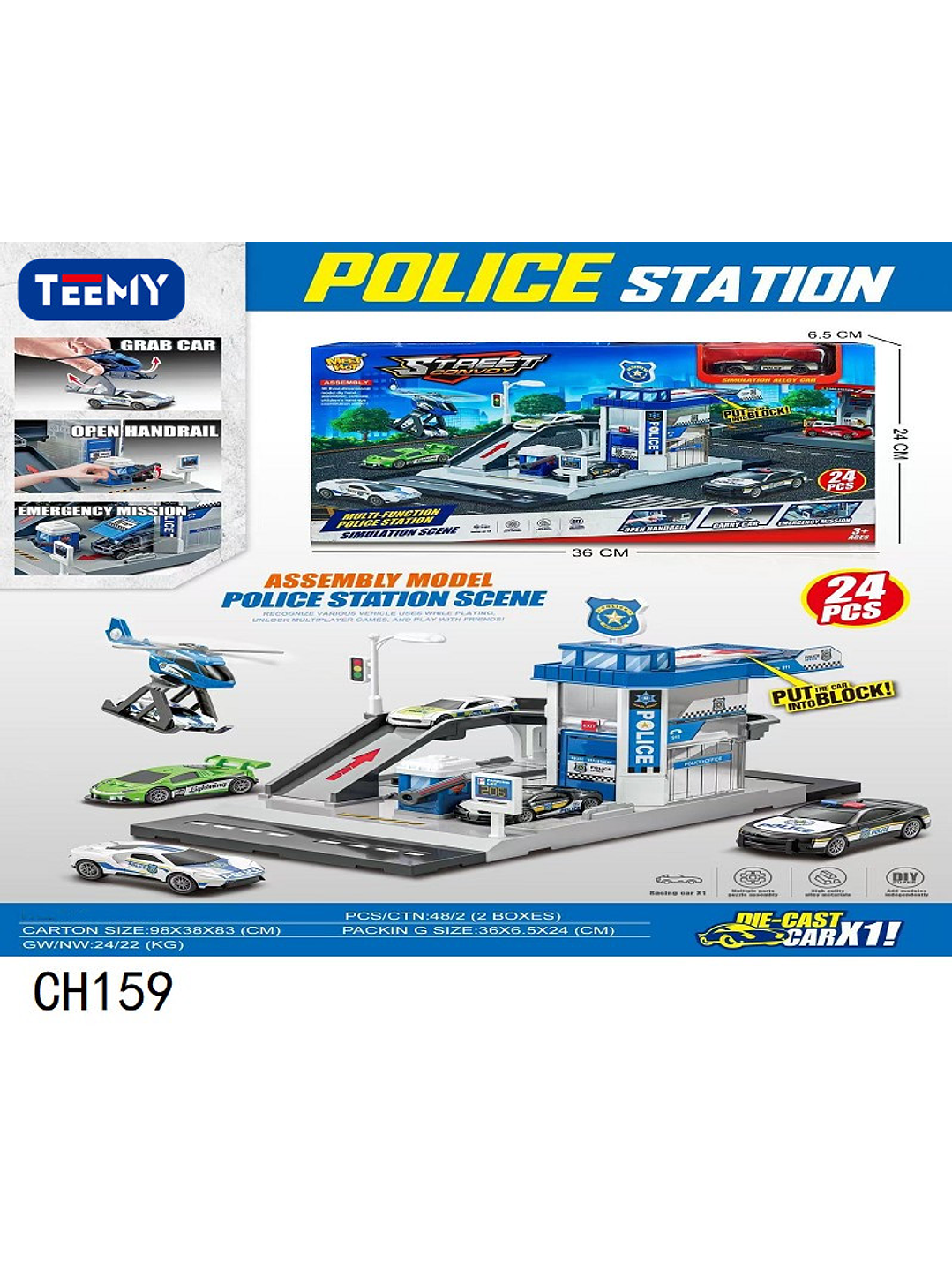 ESTACION DE POLICIA, PRECIO PUBLICADO ES AL POR MAYOR Y DEBEN SER 3 UNIDADES DEL MISMO  1